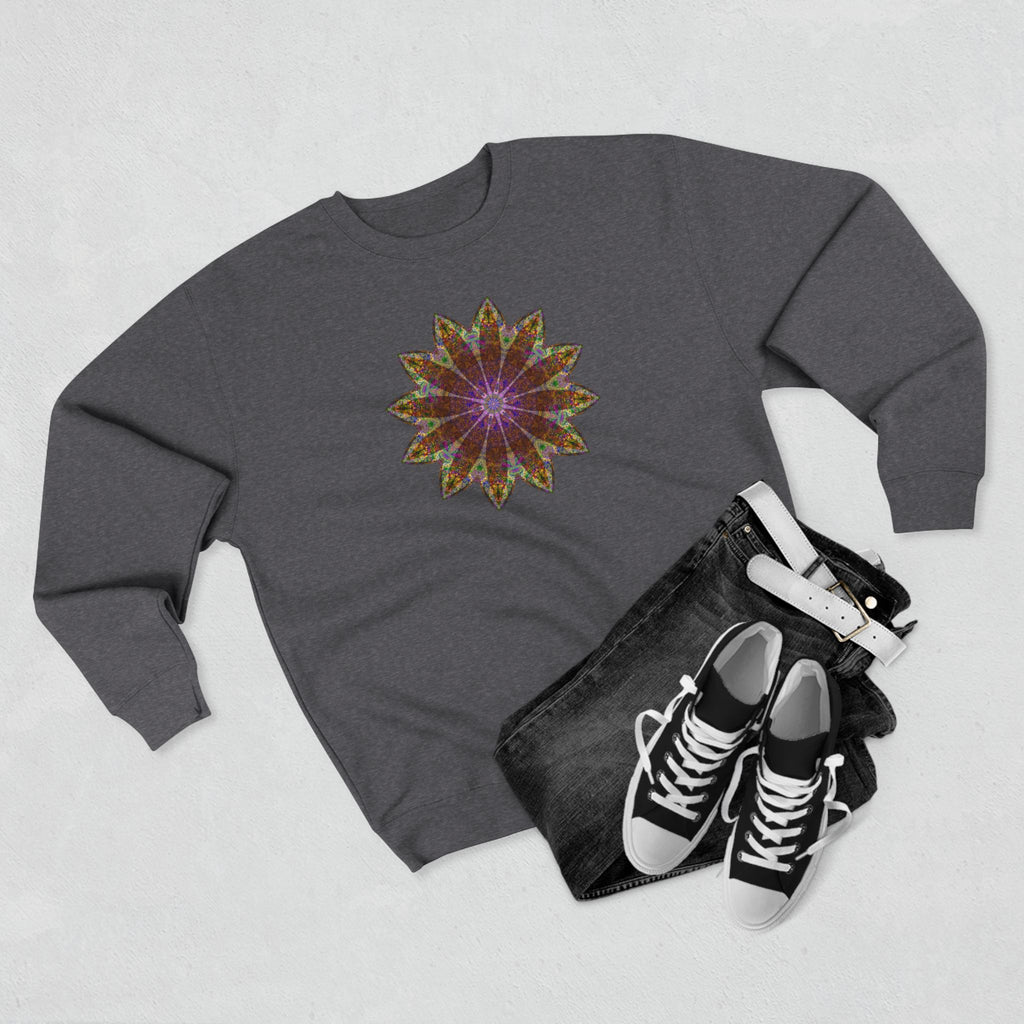 Unisex Crewneck Sweatshirt - Love Light Mandalas No.13