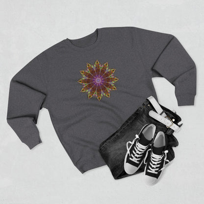 Unisex Crewneck Sweatshirt - Love Light Mandalas No.13