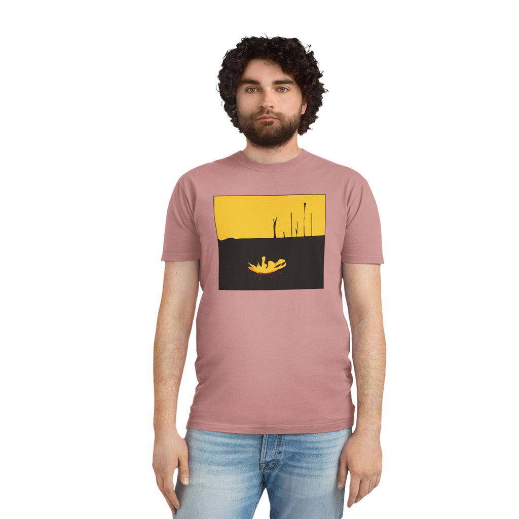 Unisex Faded Shirt -The Traveller Series (Fire)