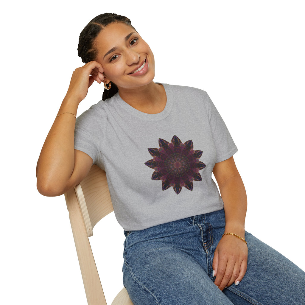 Unisex Softstyle T-Shirt - Love Light Mandalas No.8