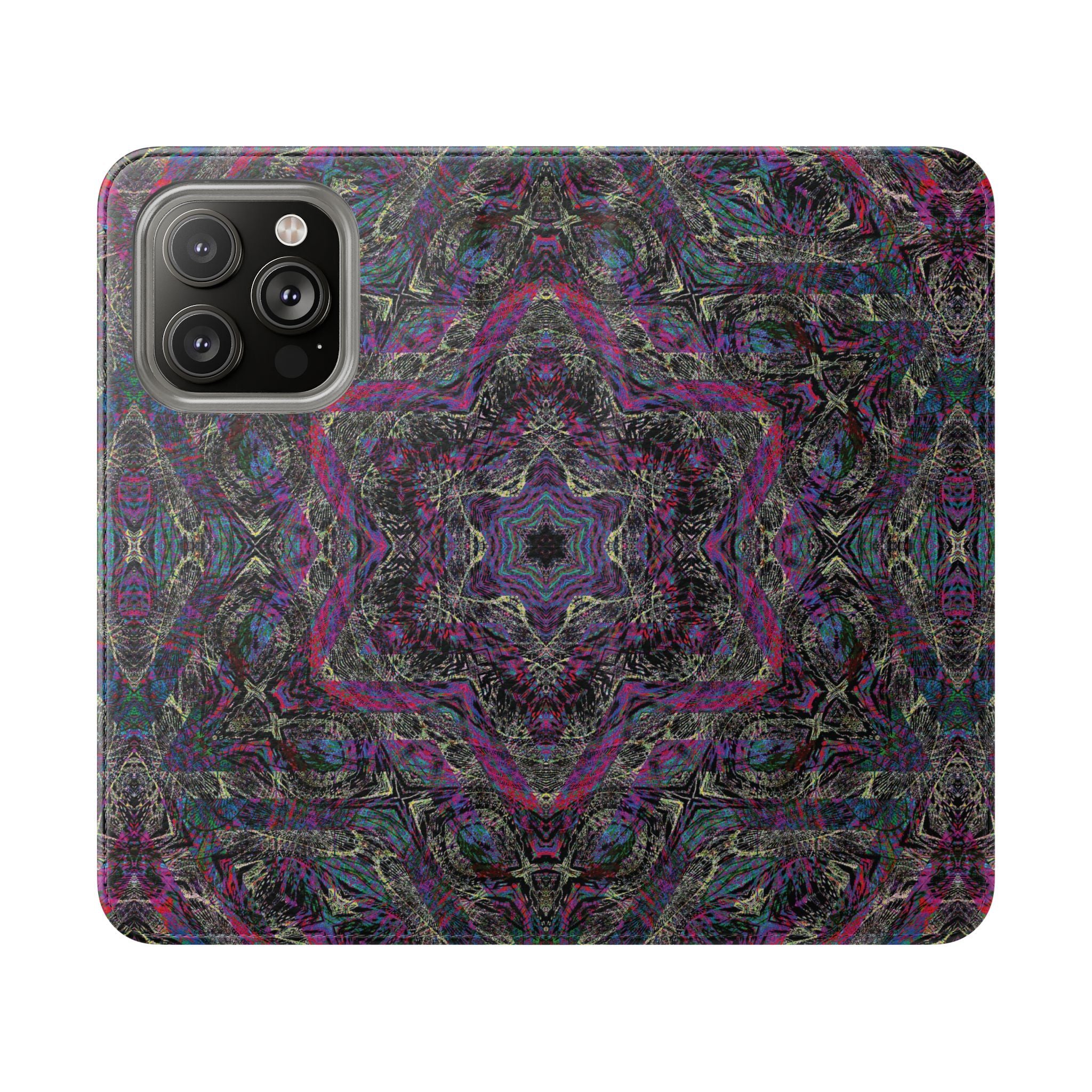 iPhone 14 Flip Case - P5 Kaleidoscopic No.33