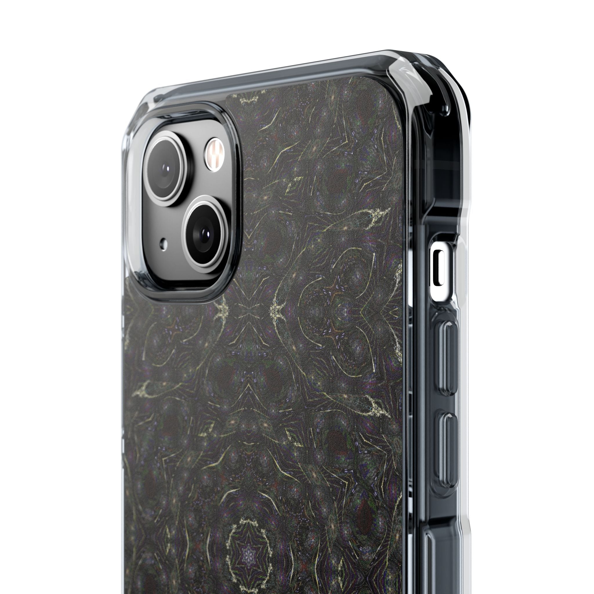 iPhone 14 Magnetic Clear Impact Case - P5 Kaleidoscopic No.18