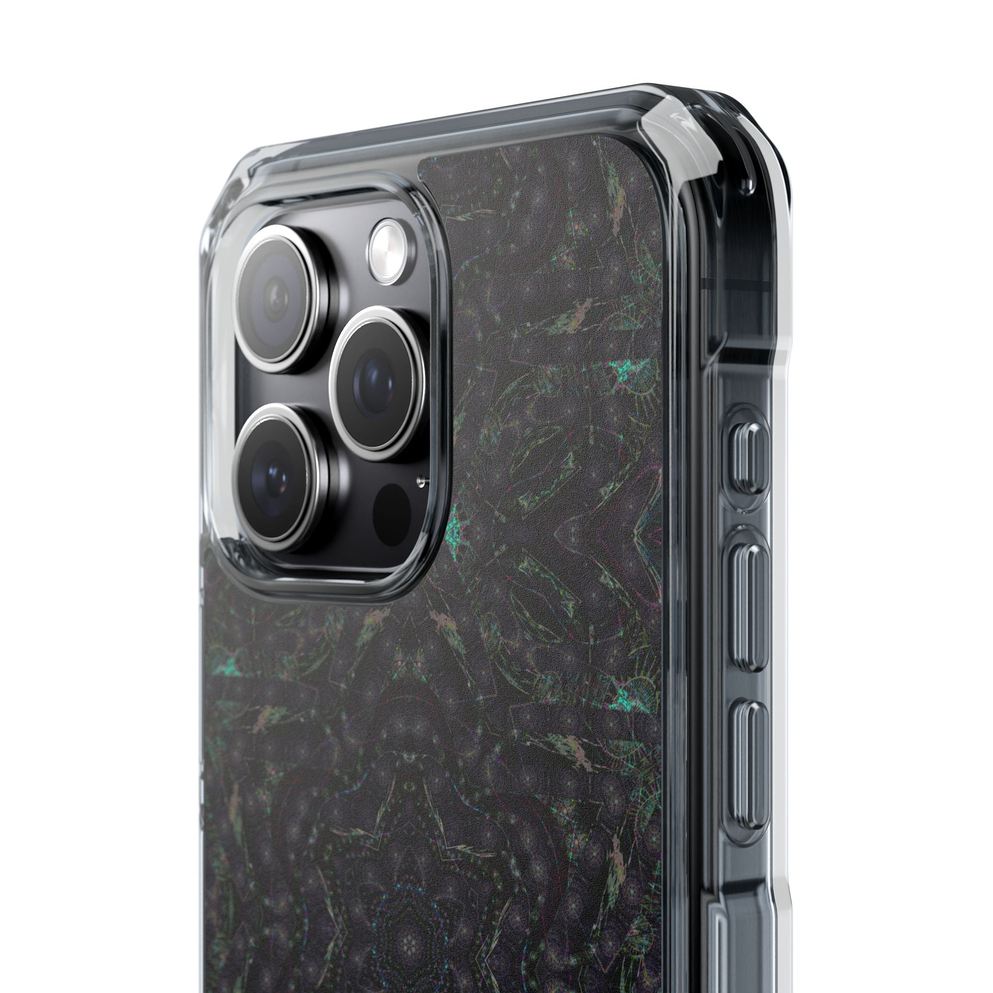 iPhone 15 Magnetic Clear Impact Case - P5 Kaleidoscopic No.31