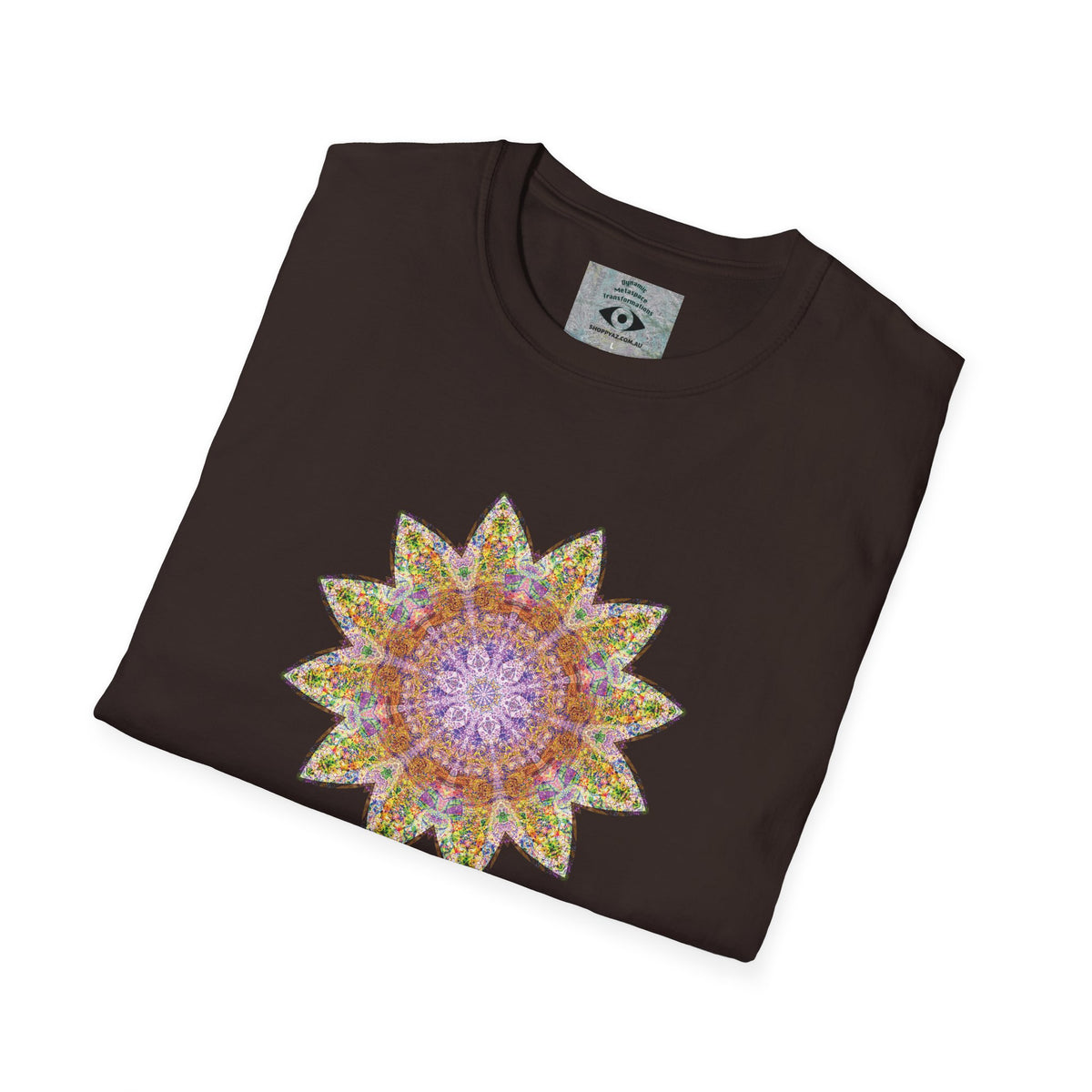 Unisex Softstyle T-Shirt - Love Light Mandalas No.14