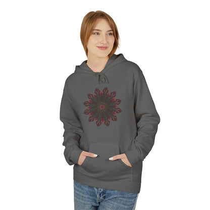 Unisex Midweight Softstyle Fleece Hoodie - Love Light Mandalas No.7