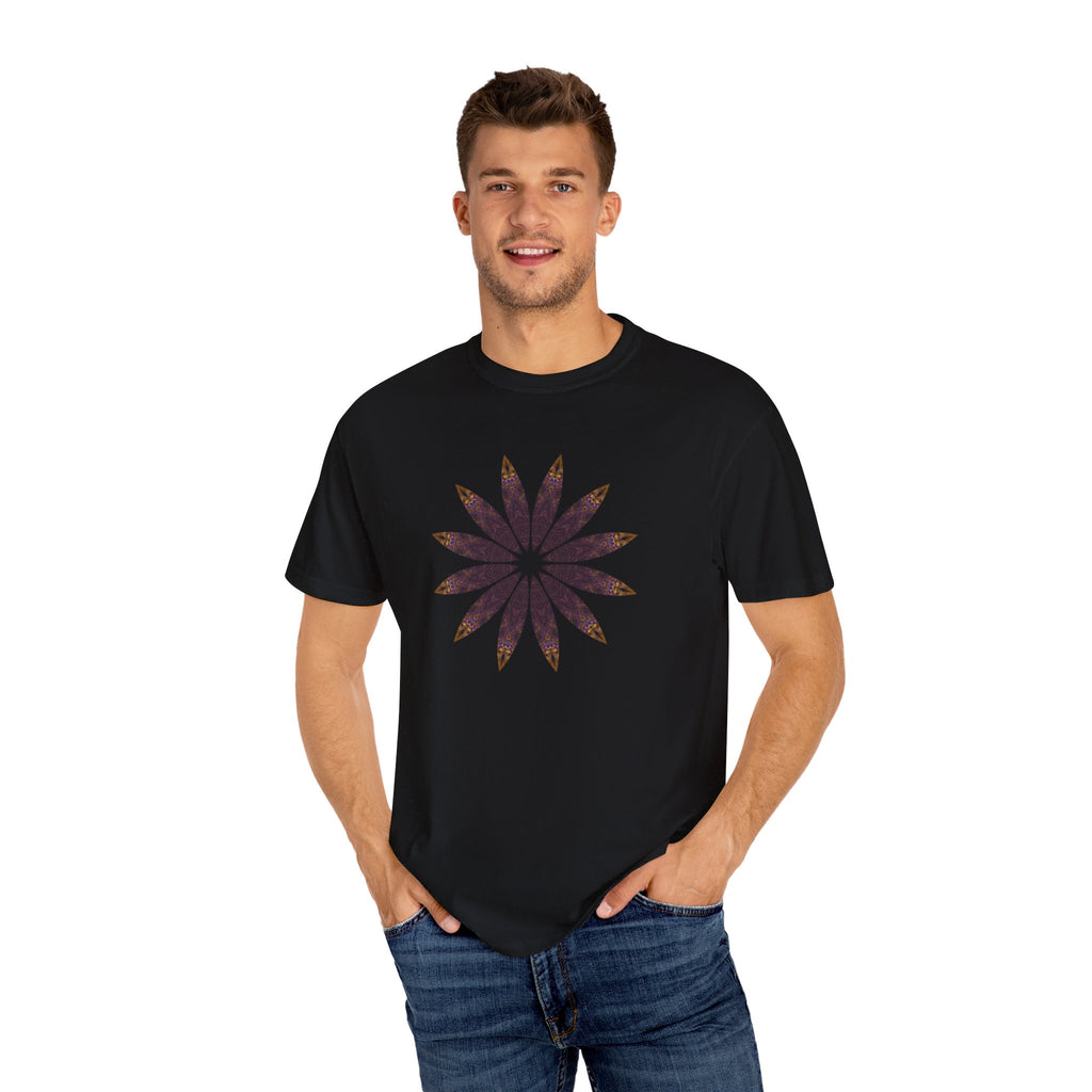 Unisex Garment-Dyed T-shirt - Love Light Mandalas No.2