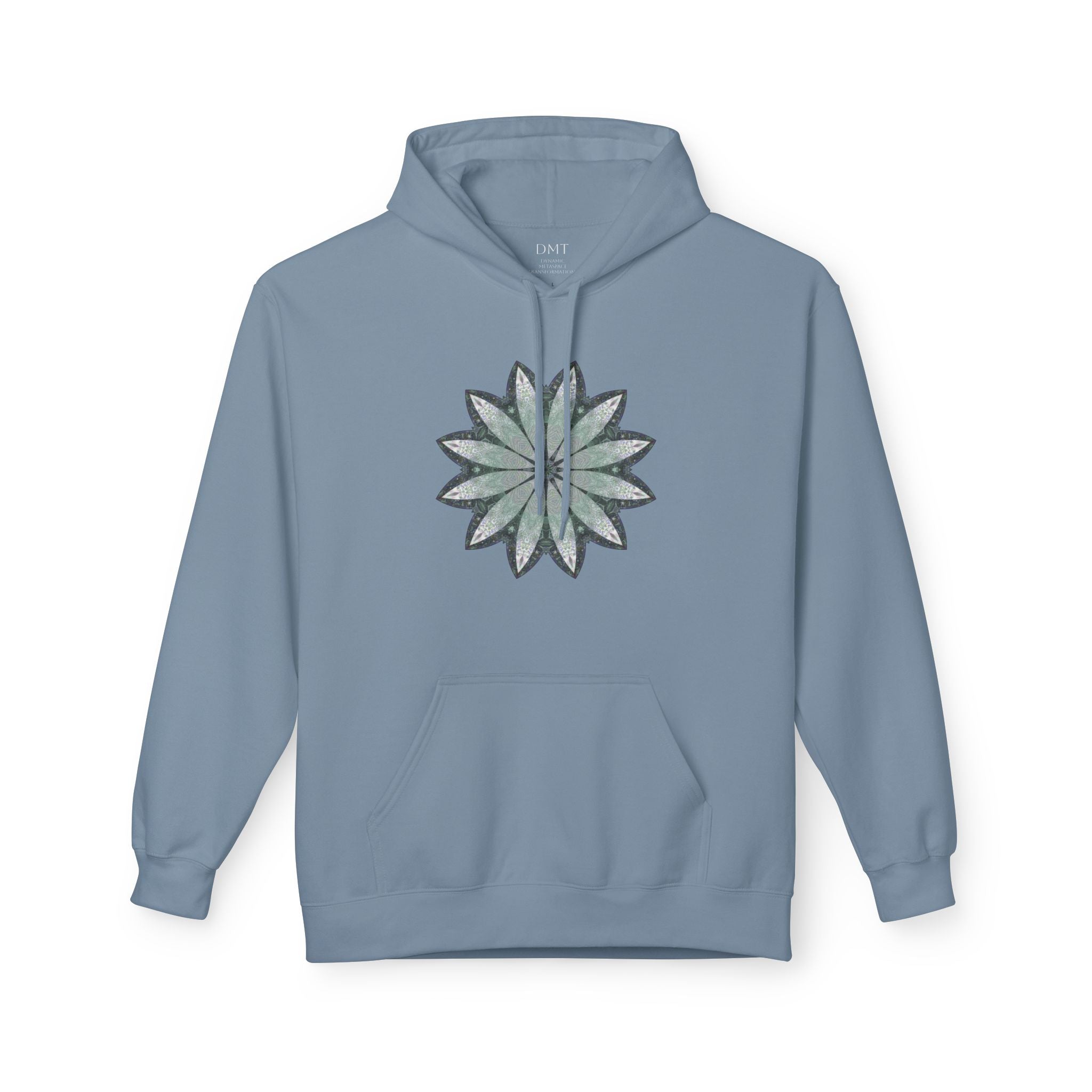 Unisex Midweight Softstyle Fleece Hoodie - Love Light Mandalas No.22