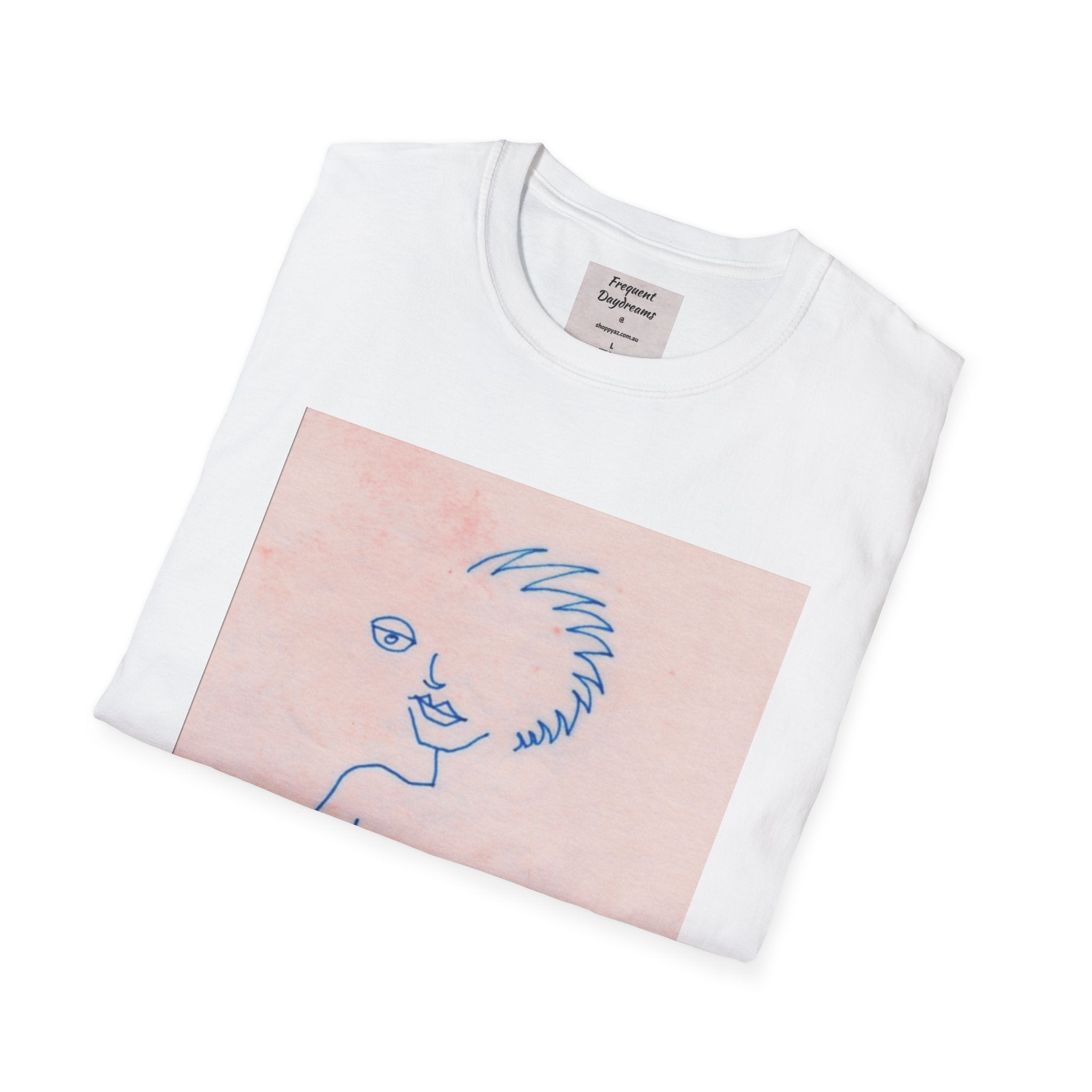 Unisex Softstyle T-Shirt - Frequent Daydreams Sketch No.46