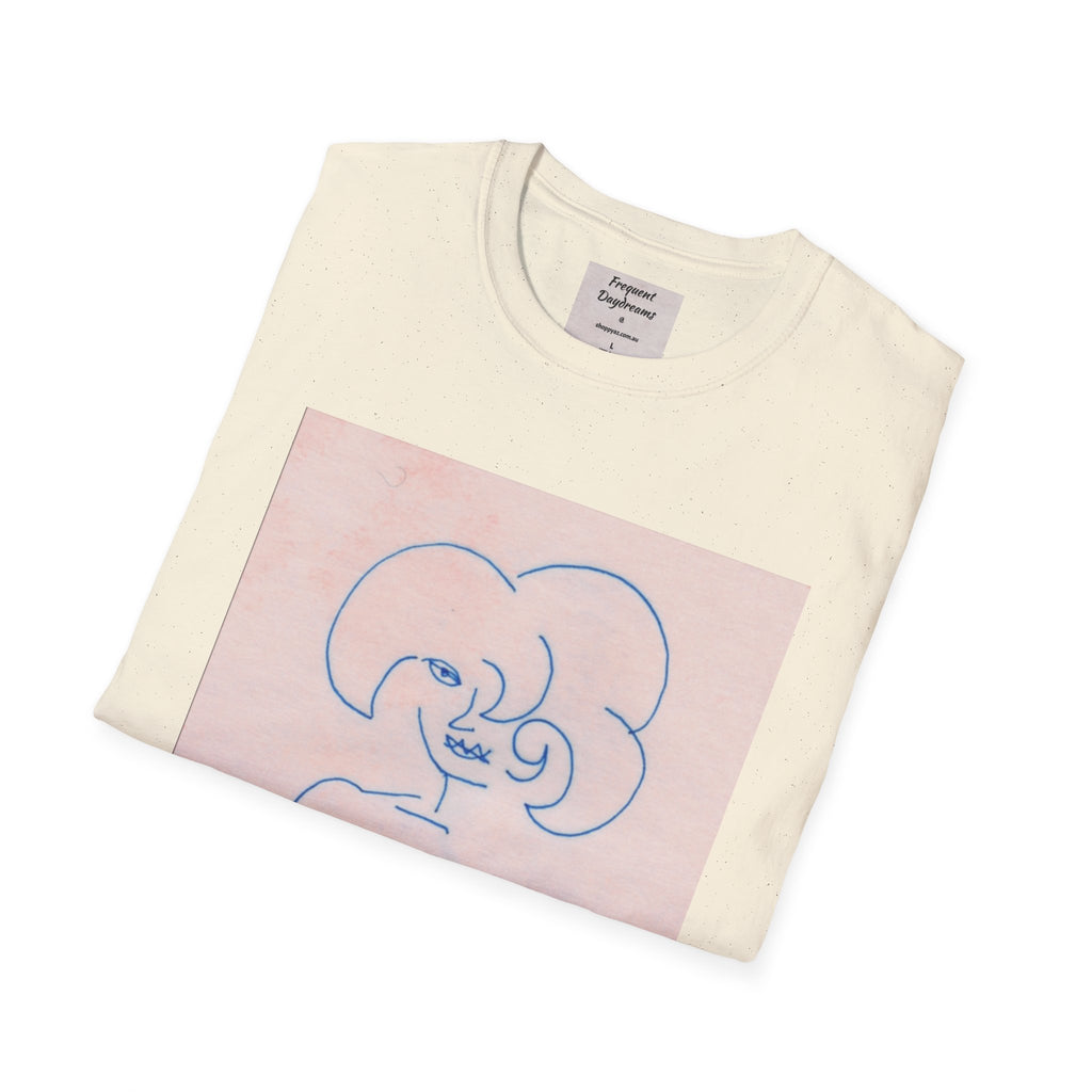 Unisex Softstyle T-Shirt - Frequent Daydreams Sketch No.45