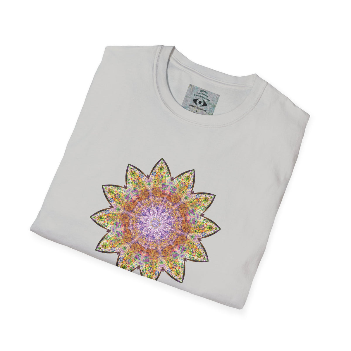 Unisex Softstyle T-Shirt - Love Light Mandalas No.14