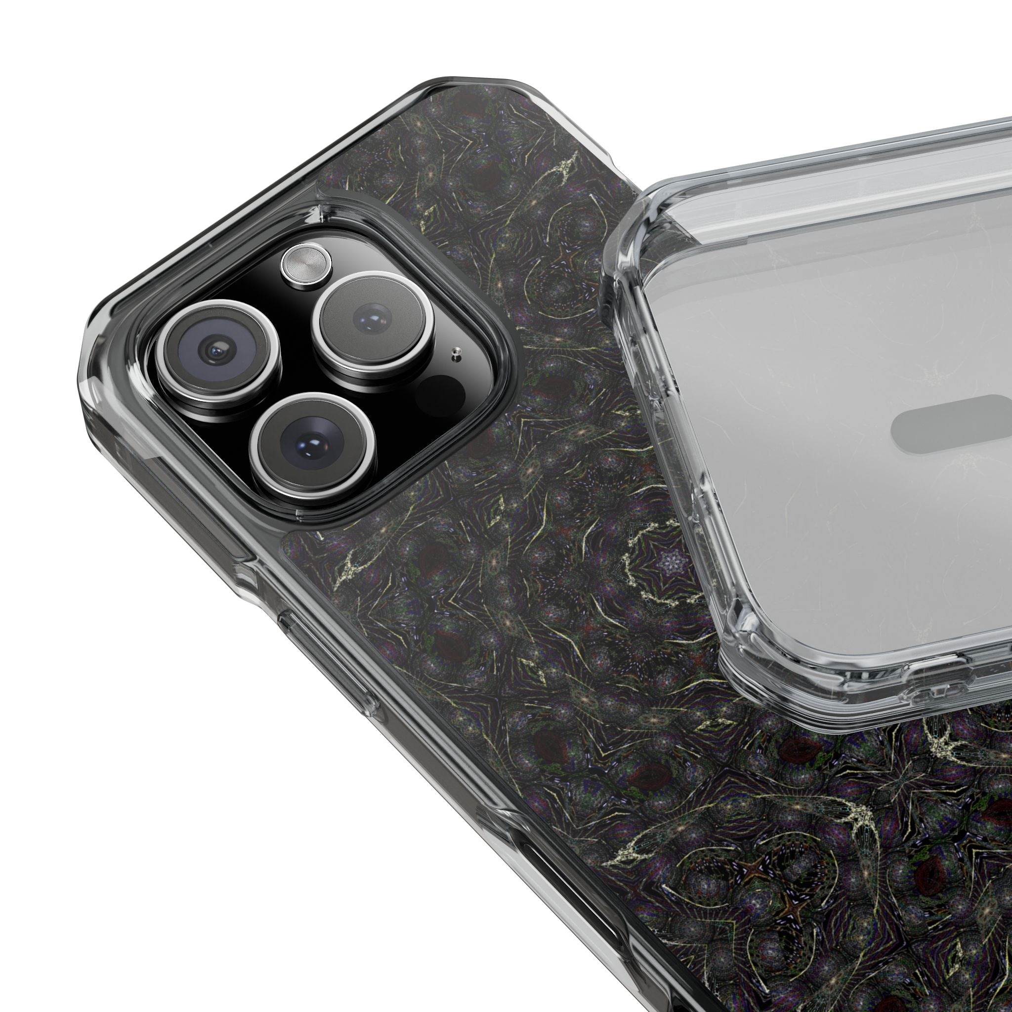 iPhone 16 Magnetic Clear Impact Case - P5 Kaleidoscopic No.18