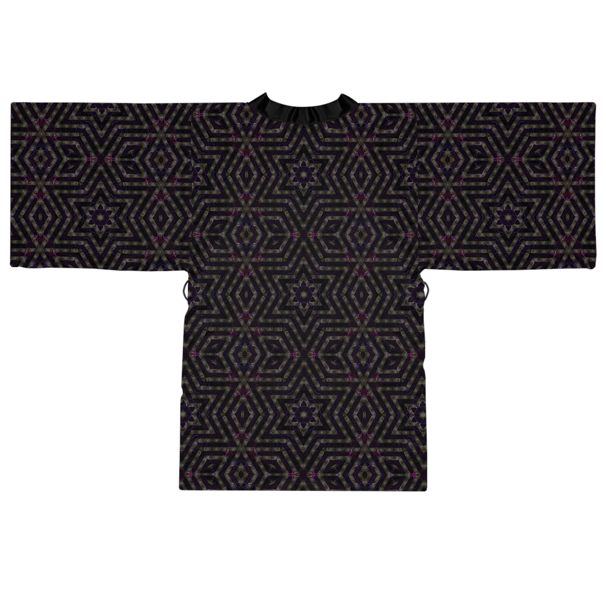 Long Sleeve Kimono Robe - P5 Kaleidoscopic No.14