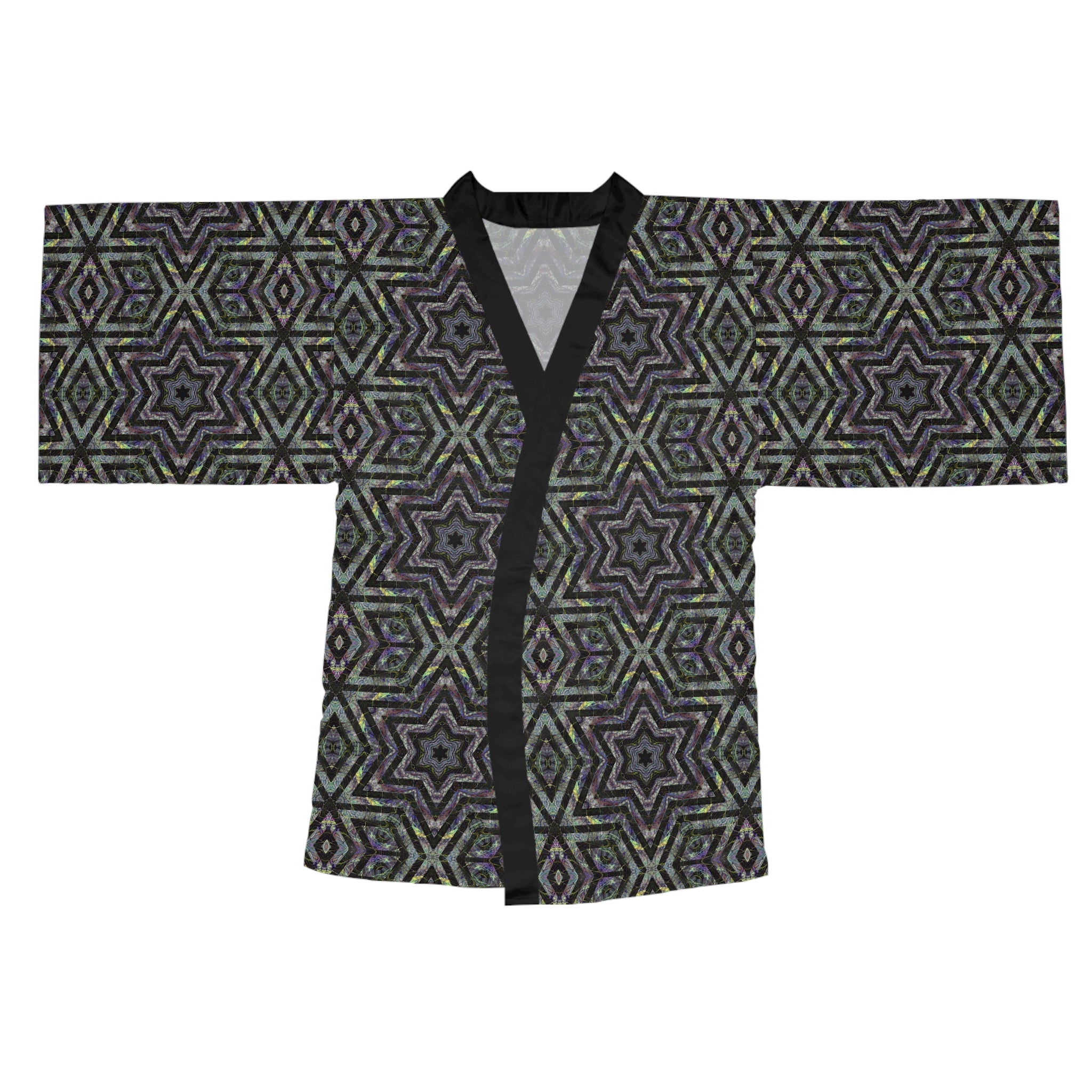 Long Sleeve Kimono Robe - P5 Kaleidoscopic No.5
