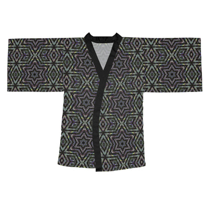 Long Sleeve Kimono Robe - P5 Kaleidoscopic No.5