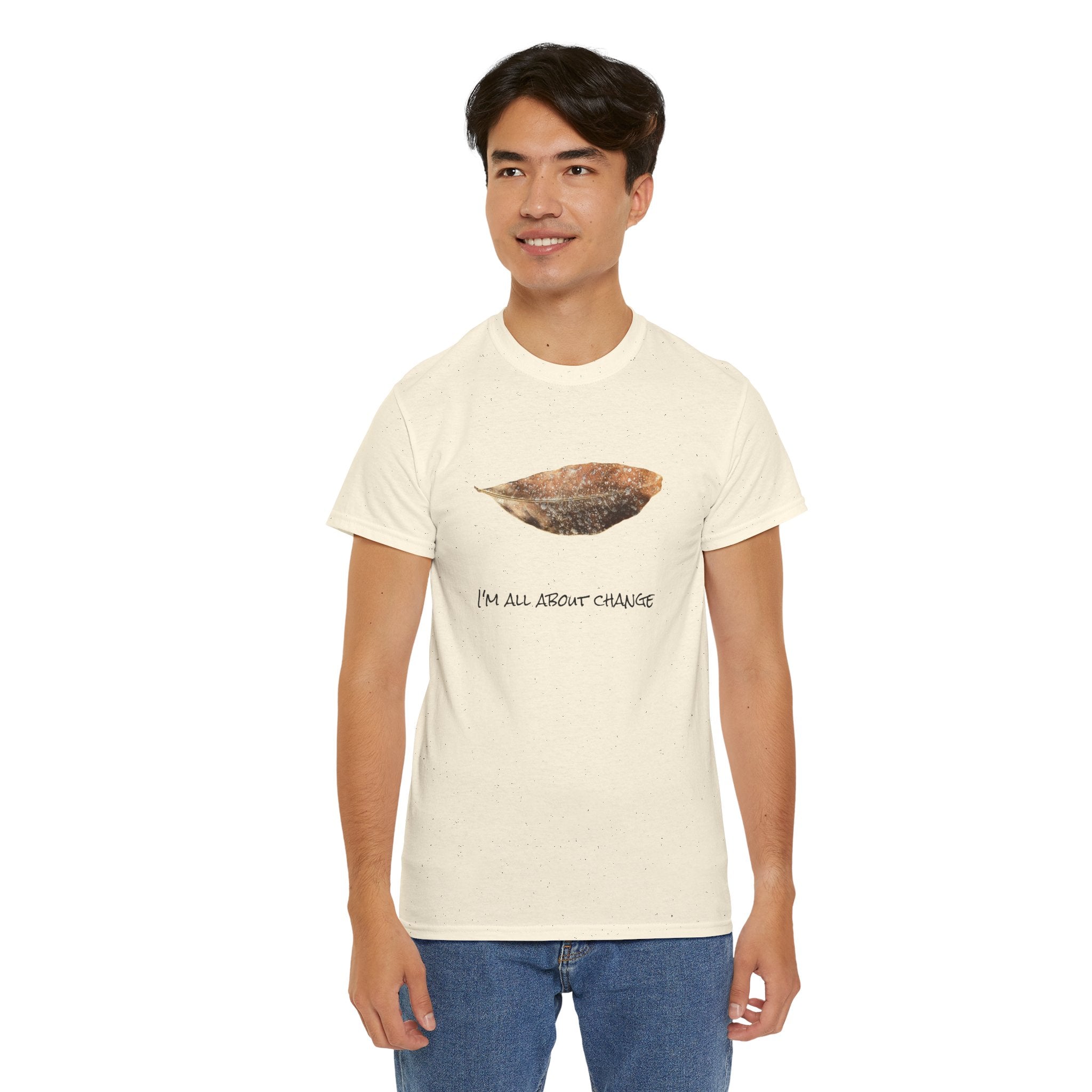 Unisex Heavy Cotton Tee - All About Change No.1