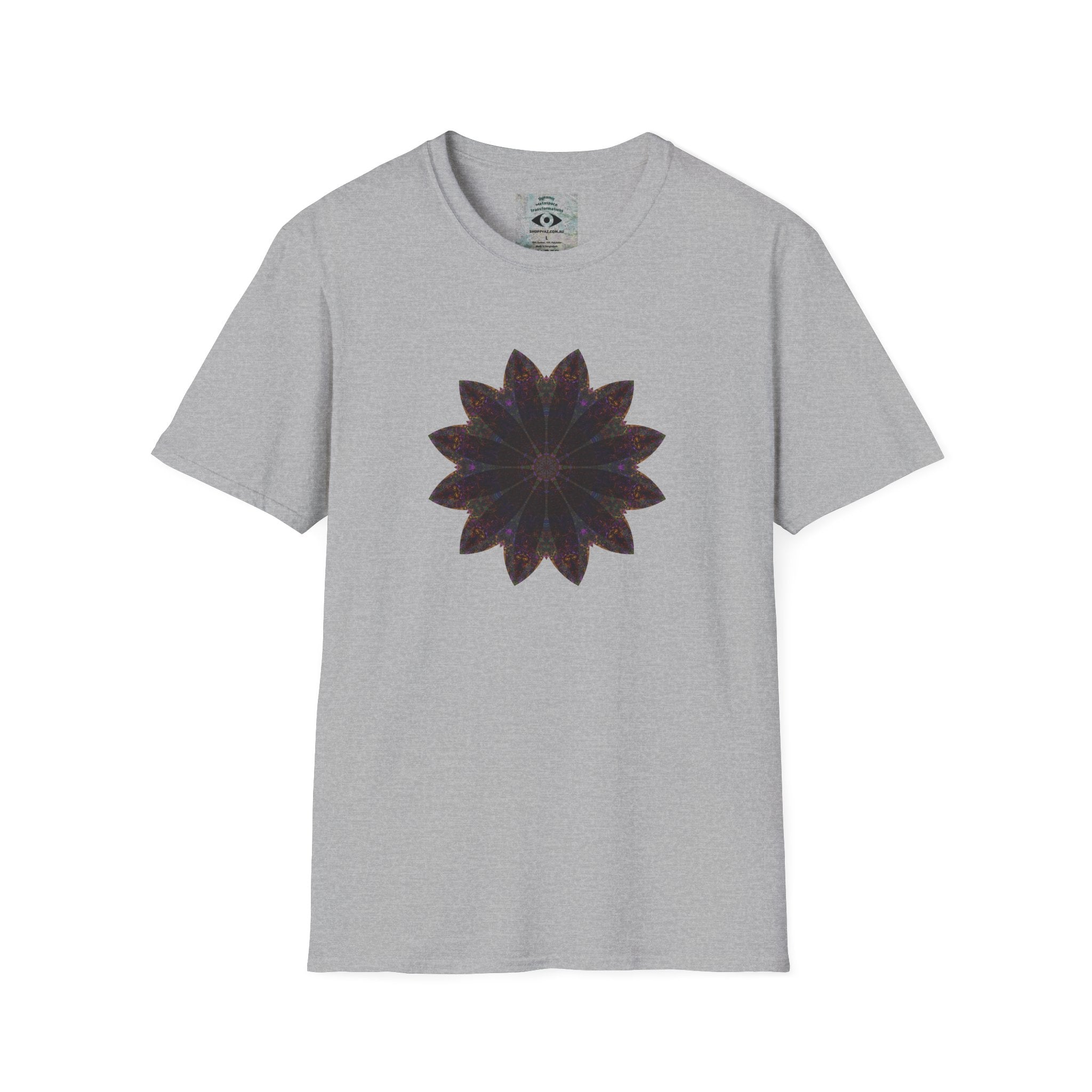 Unisex Softstyle T-Shirt - Love Light Mandalas No.10