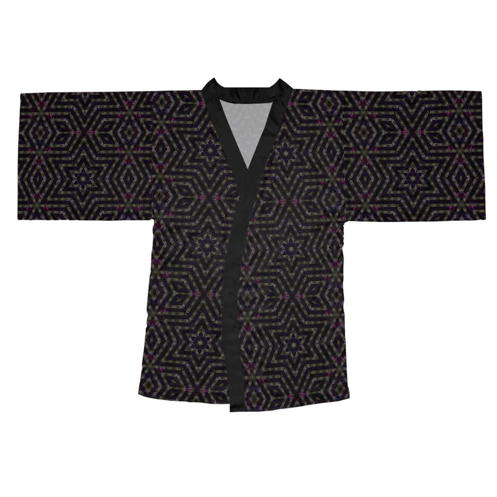 Long Sleeve Kimono Robe - P5 Kaleidoscopic No.14