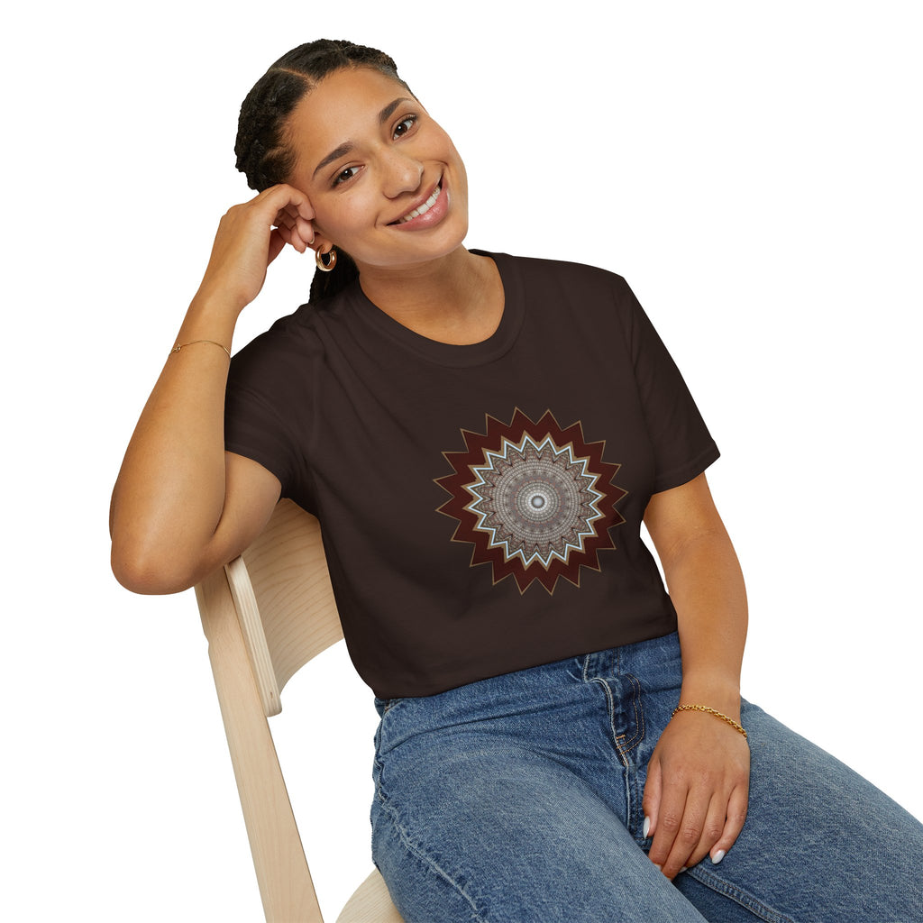 Unisex Softstyle T-Shirt - Mycelium Mandalas No.1