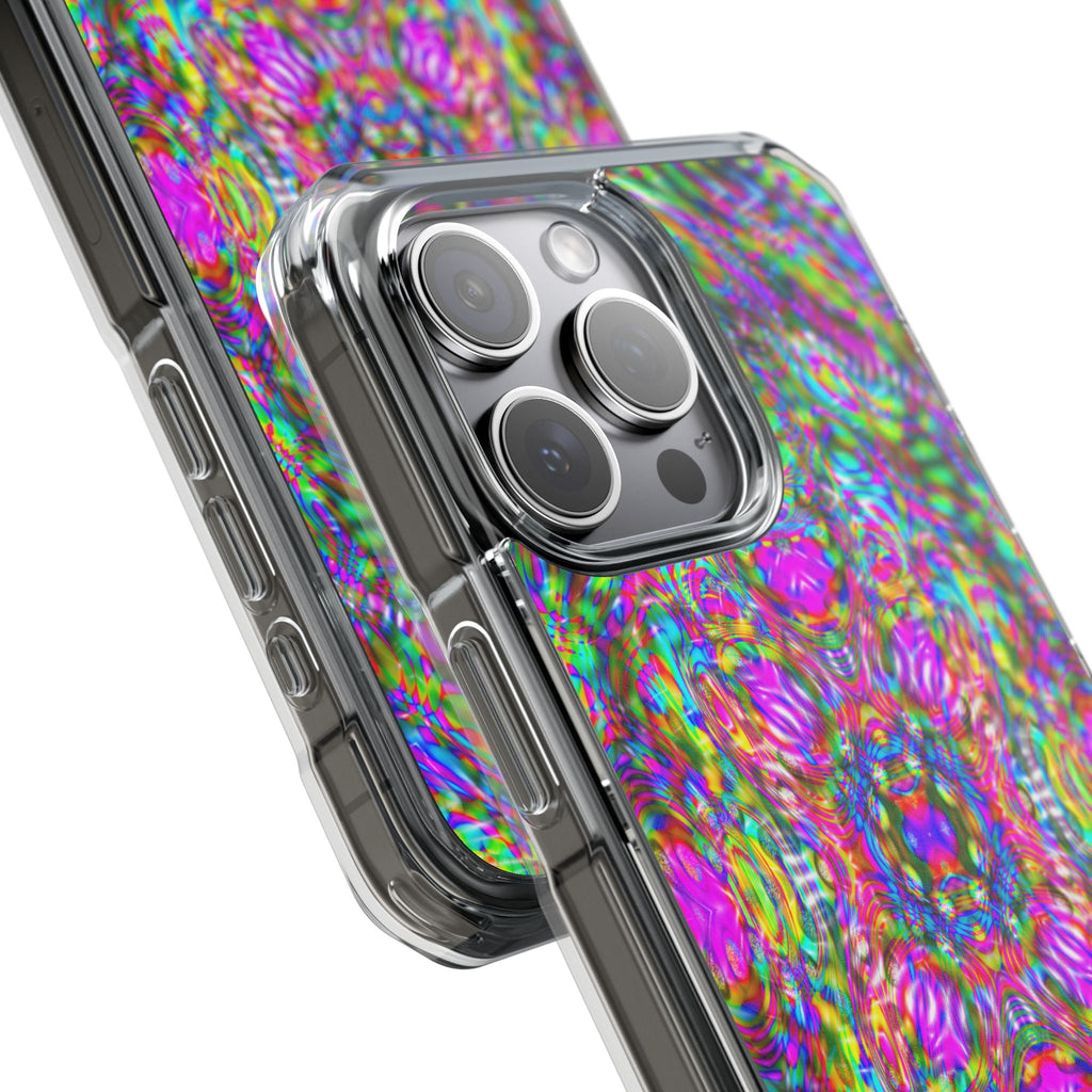 iPhone 15 Magnetic Clear Impact Case - DMT Scribe Tiles No.4
