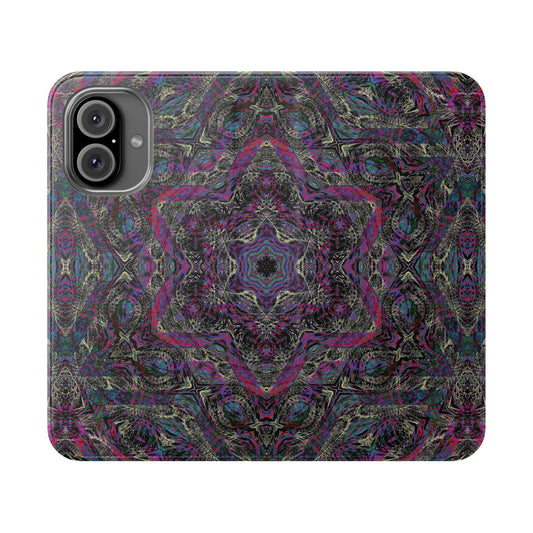 iPhone 16 Flip Case - P5 Kaleidoscopic No.33