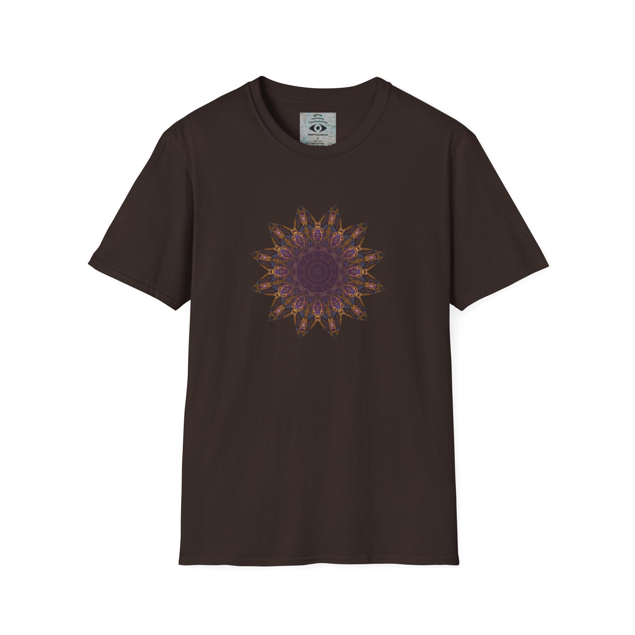 Unisex Softstyle T-Shirt - Love Light Mandalas No.1