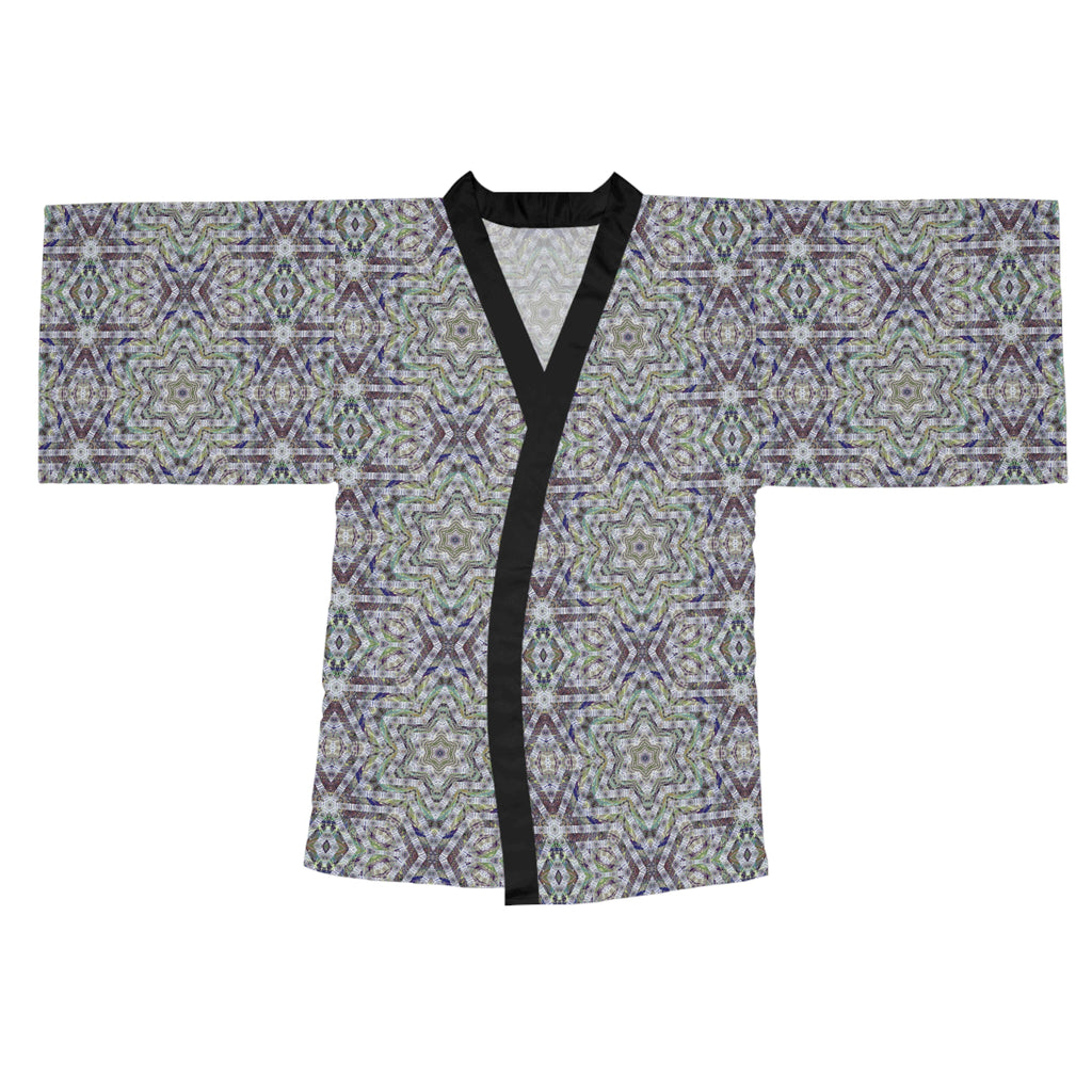 Long Sleeve Kimono Robe - P5 Kaleidoscopic No.21