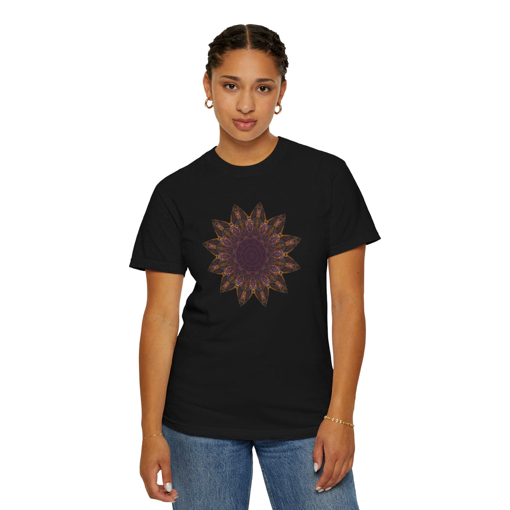 Unisex Garment-Dyed T-shirt - Love Light Mandalas No.1