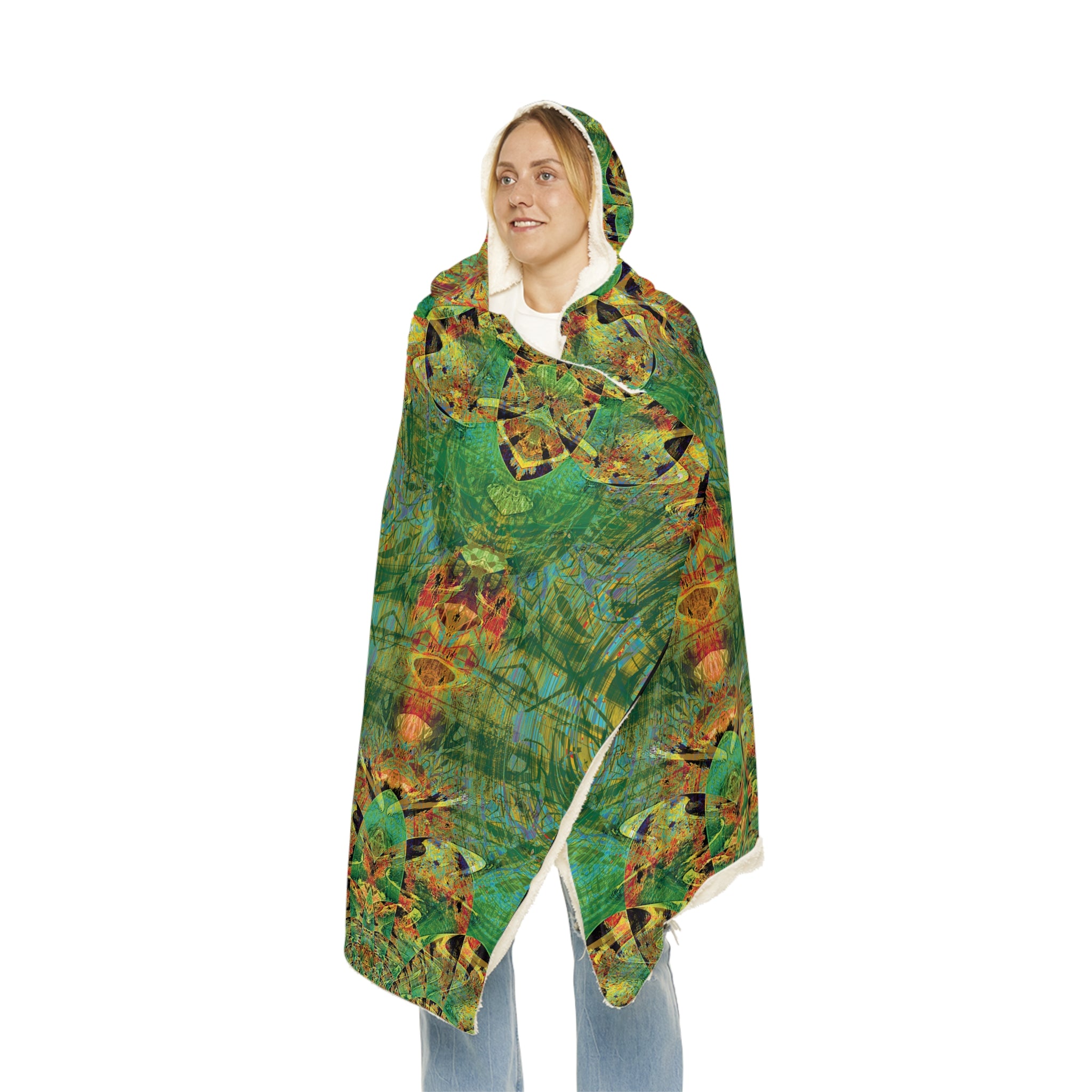 Snuggle Blanket - Love Light Fractals No.3