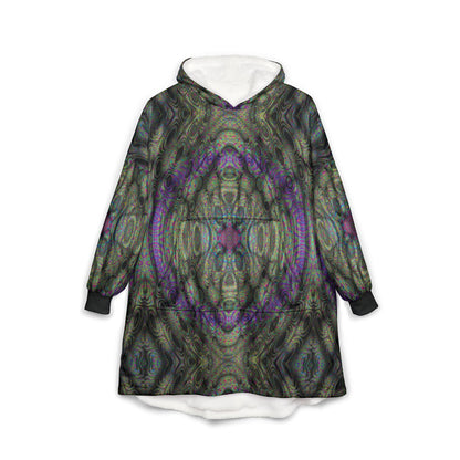 Unisex Hooded Blanket - DMT Seer No. 16