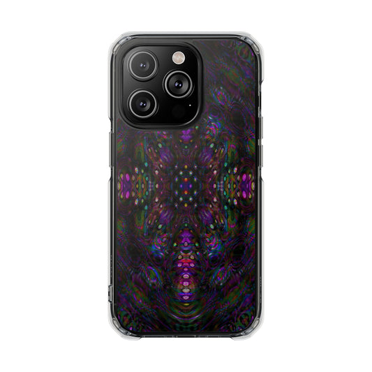 iPhone 14 Magnetic Clear Impact Case - DMT Scribe Tiles No.6