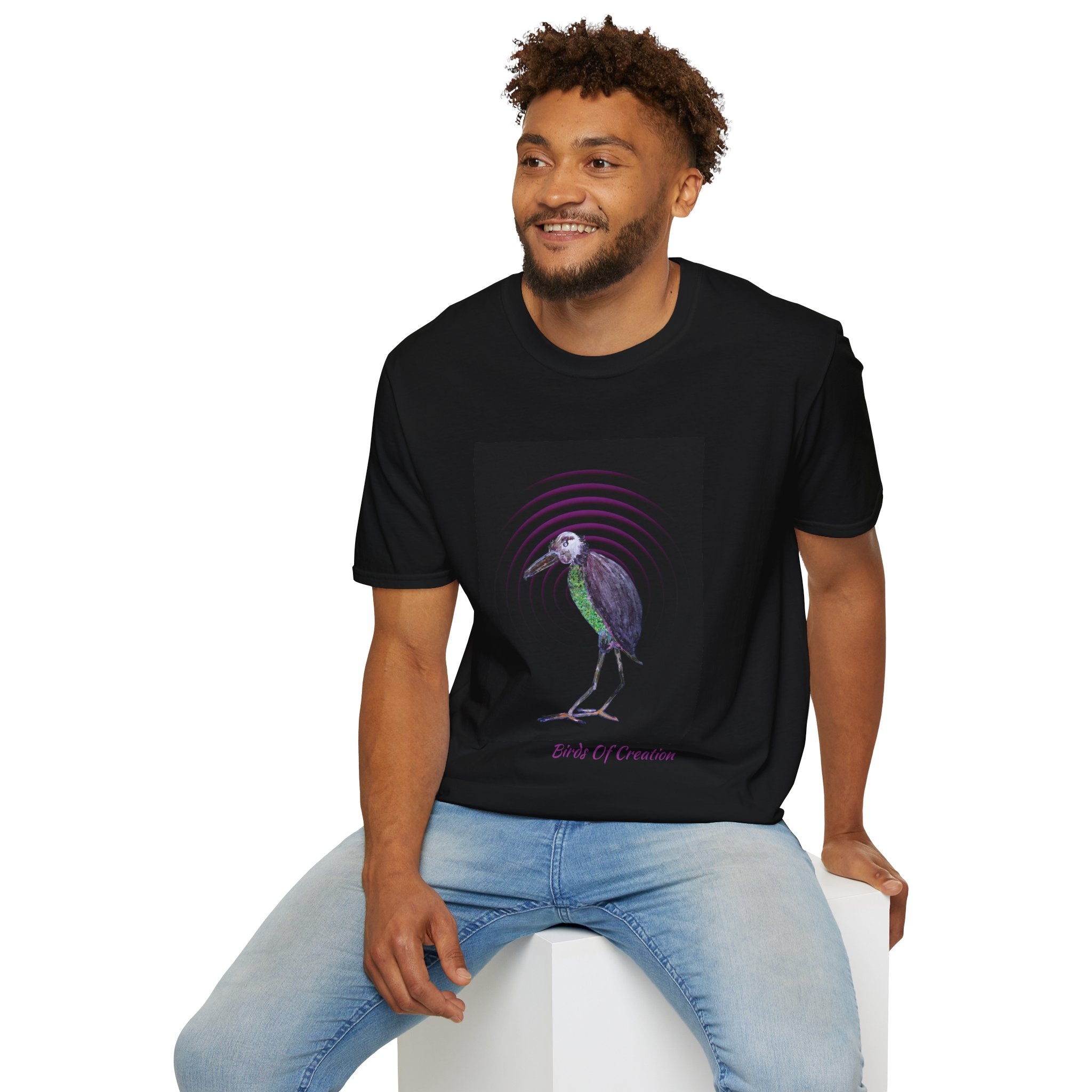 Unisex Softstyle T-Shirt - Birds Of Creation No.2b