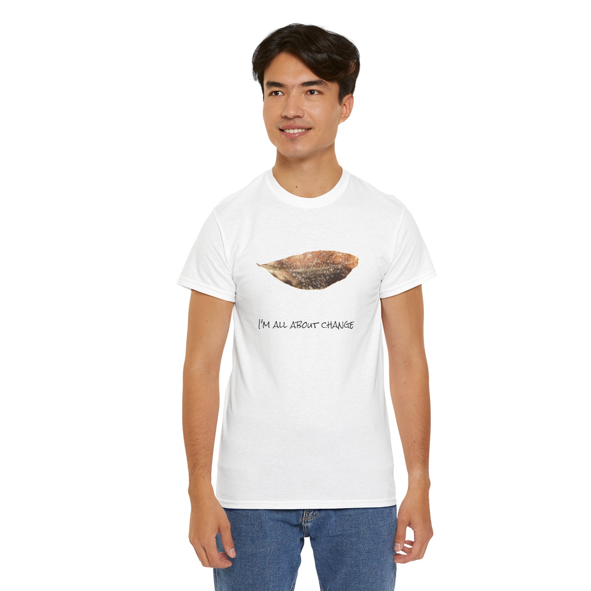 Unisex Heavy Cotton Tee - All About Change No.1