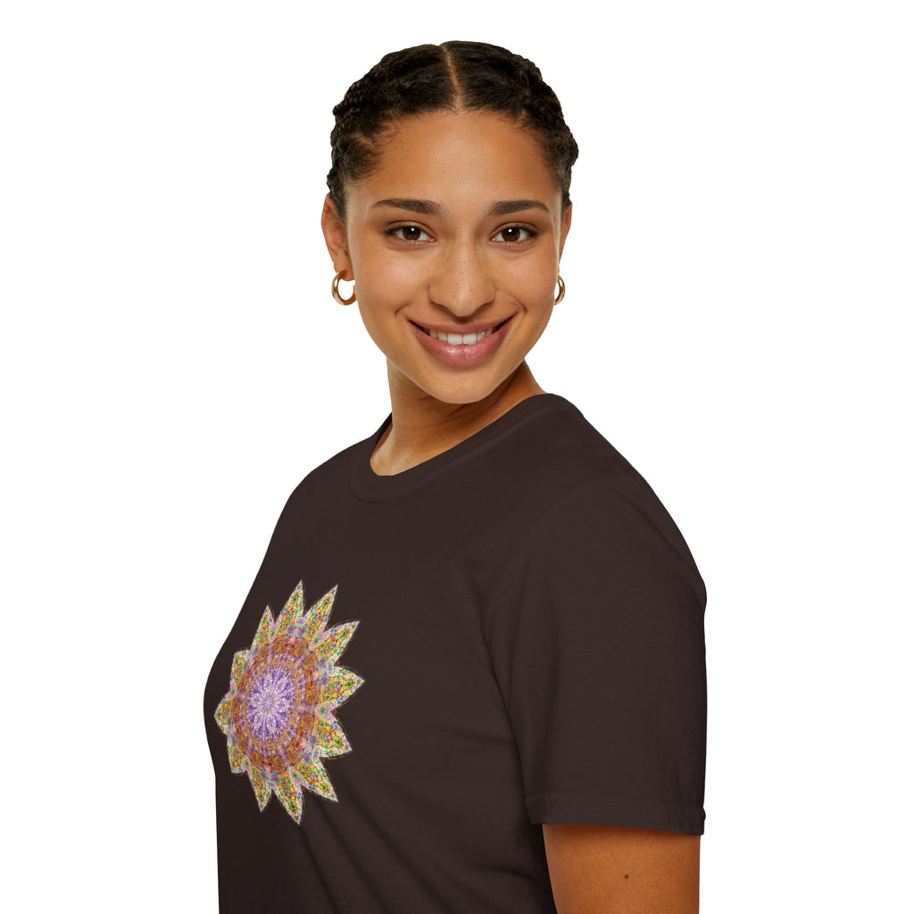 Unisex Softstyle T-Shirt - Love Light Mandalas No.14