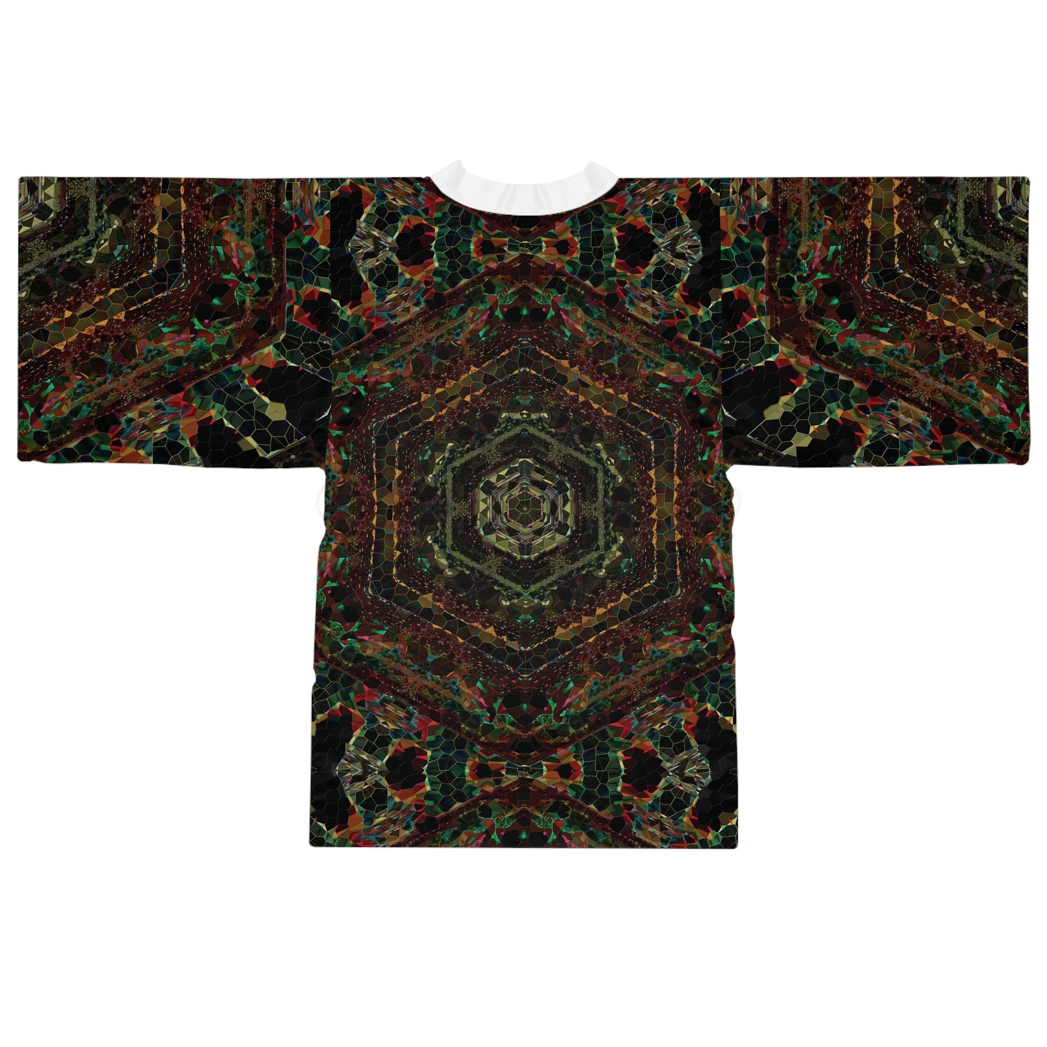 Long Sleeve Kimono Robe - DK Series No.14