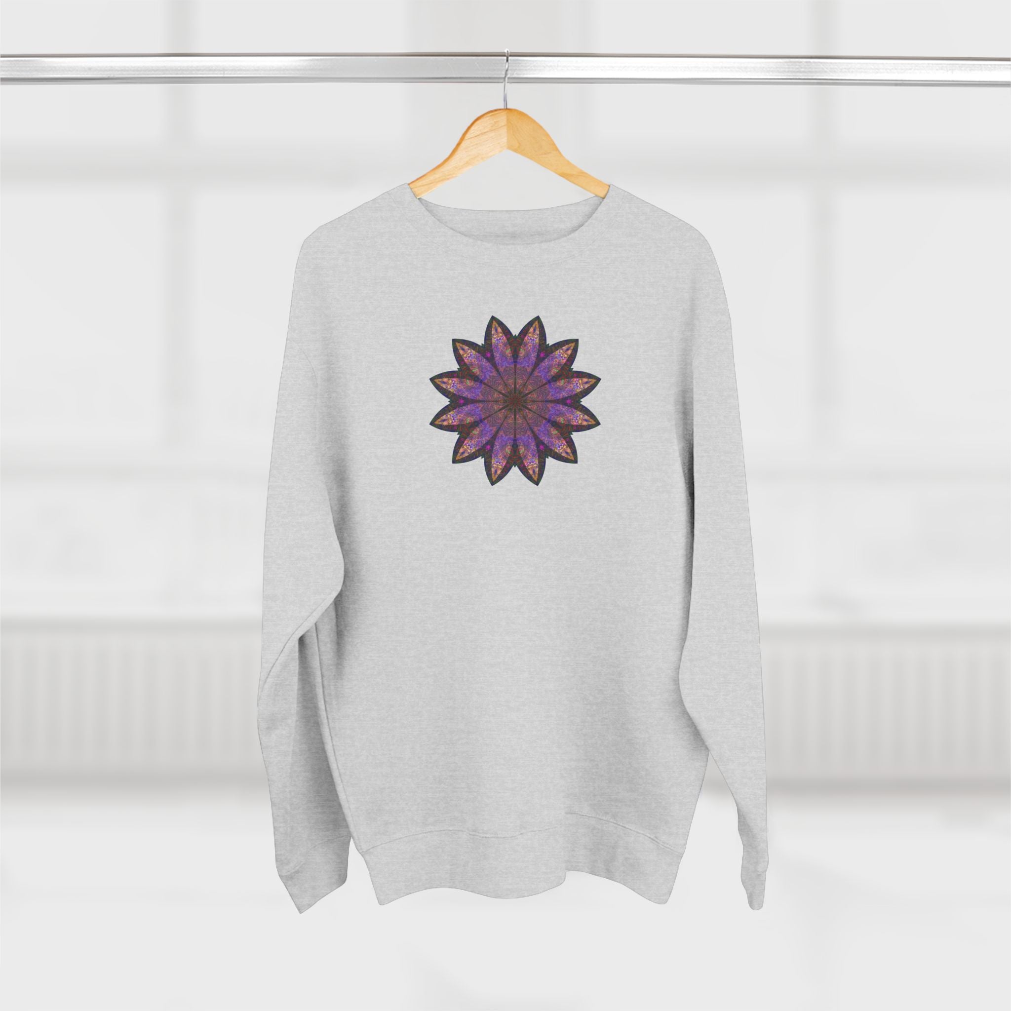 Unisex Crewneck Sweatshirt - Love Light Mandalas No.23