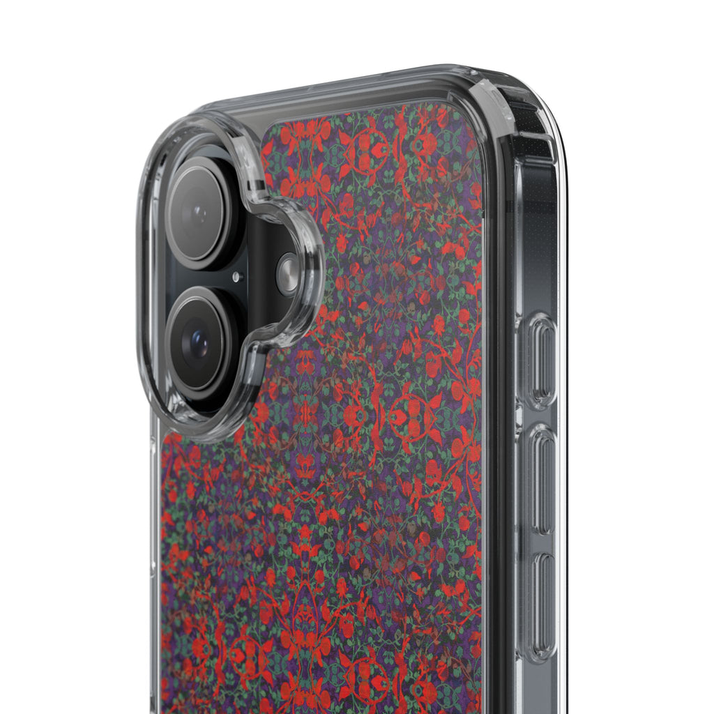 iPhone 16 Clear Case – Hidden Weave Series No.25