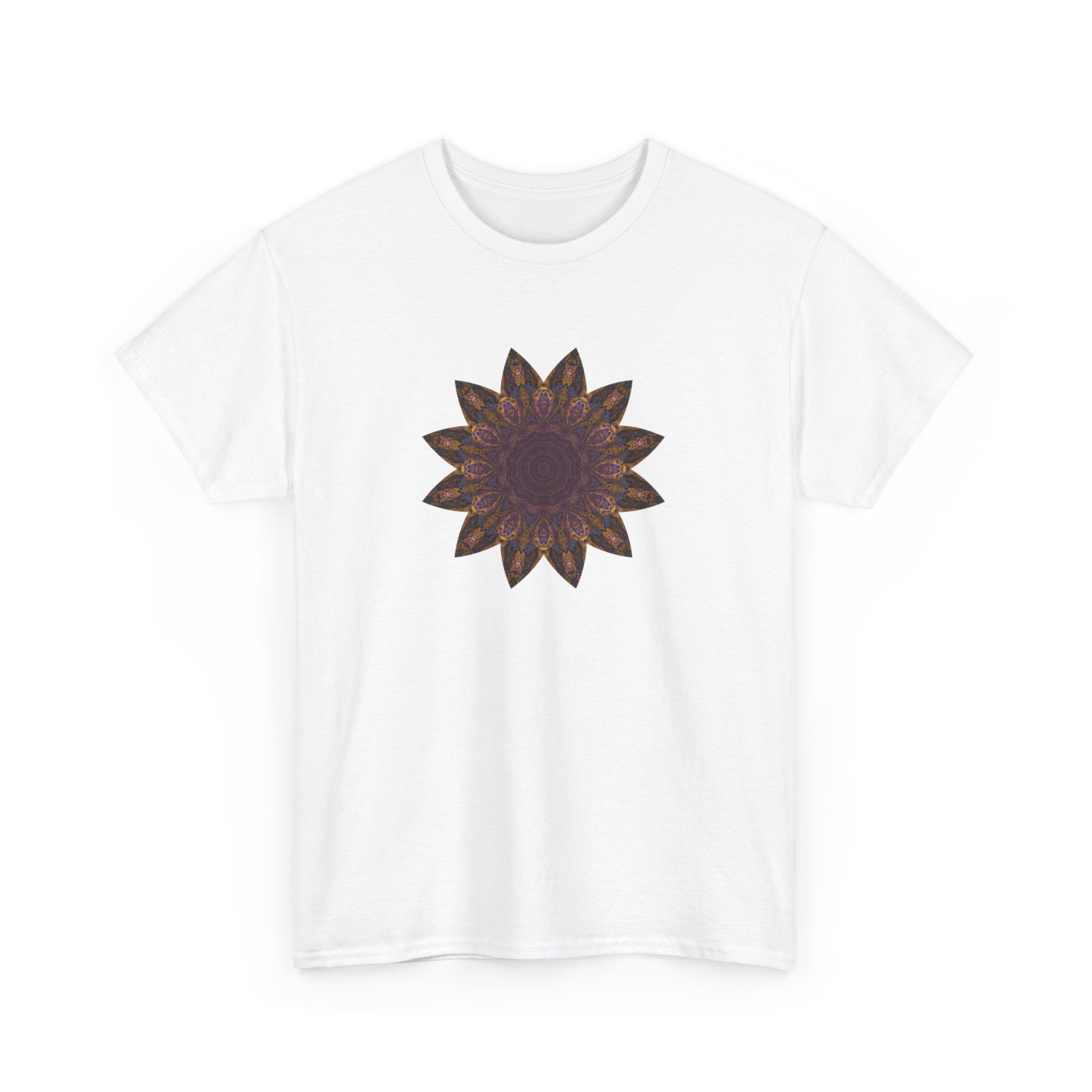 Unisex Heavy Cotton Tee - Love Light Mandalas No.1