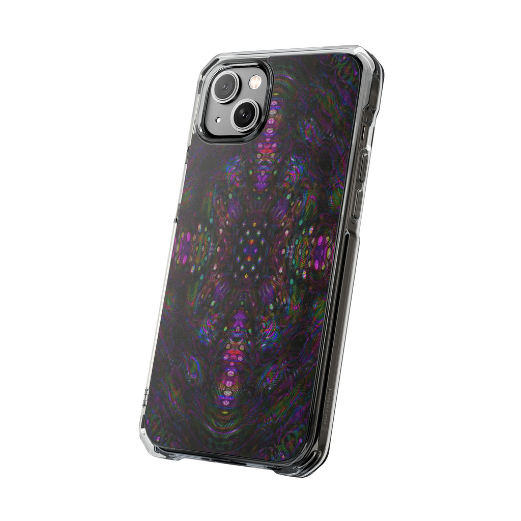 iPhone 14 Magnetic Clear Impact Case - DMT Scribe Tiles No.6