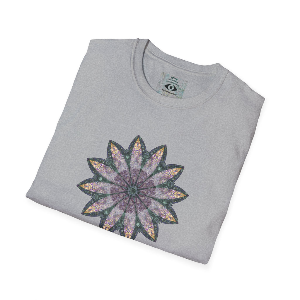 Unisex Softstyle T-Shirt - Love Light Mandalas No.21