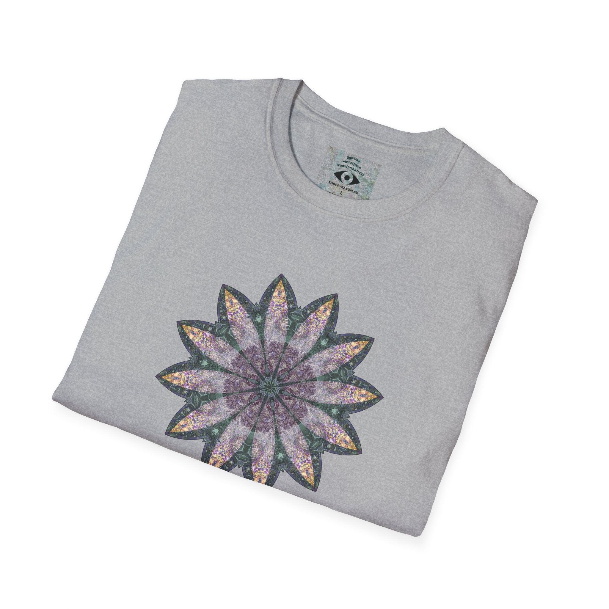 Unisex Softstyle T-Shirt - Love Light Mandalas No.21