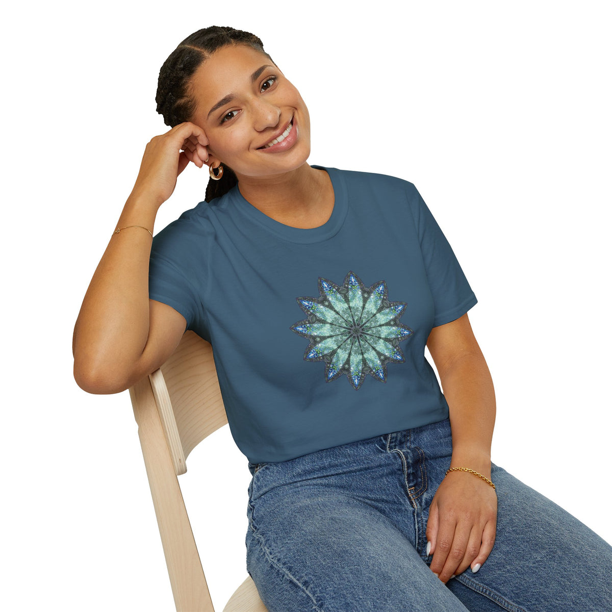 Unisex Softstyle T-Shirt - Love Light Mandalas No.20