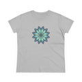 Women's Midweight Cotton Tee - Love Light Mandalas No.20