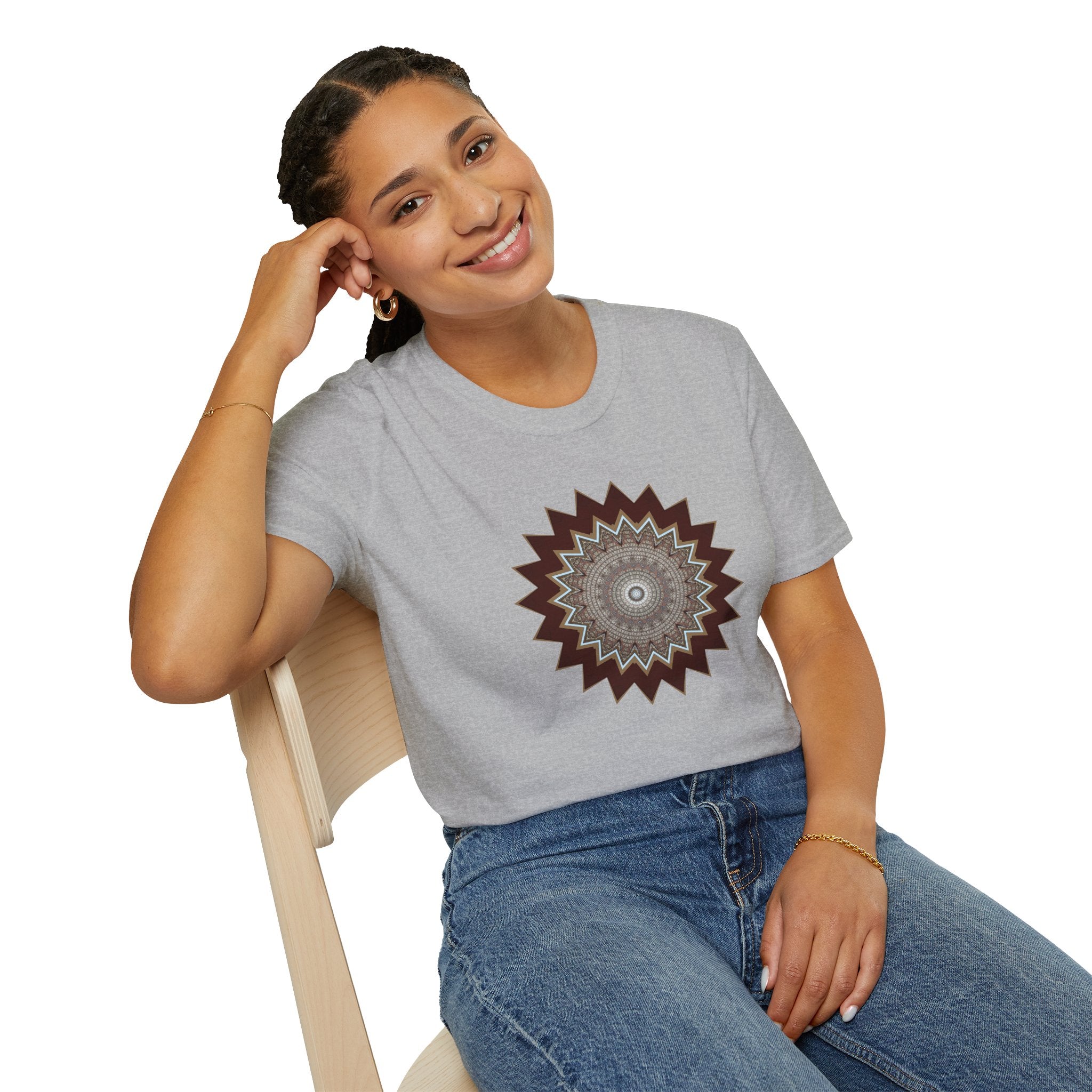Unisex Softstyle T-Shirt - Mycelium Mandalas No.1