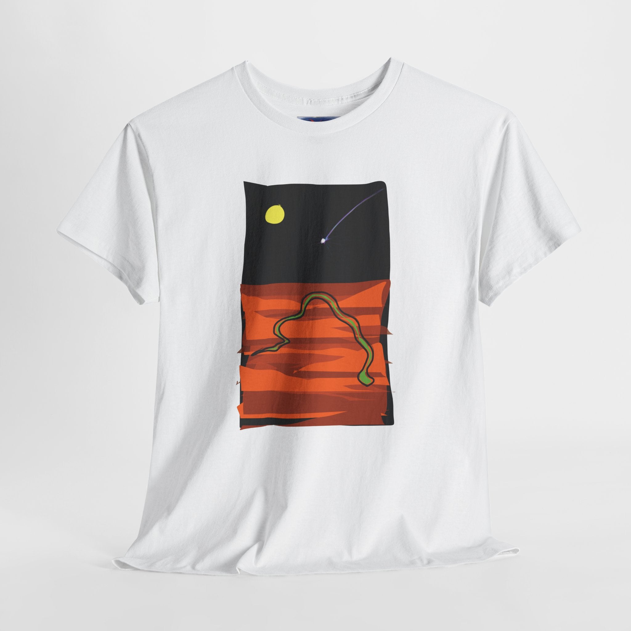 Unisex Heavy Cotton Tee - The Traveller Series (Shooting Star)