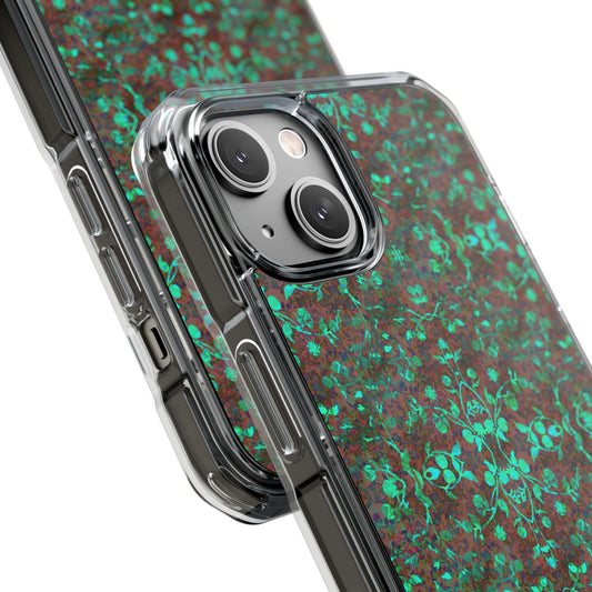 iPhone 14 Magnetic Clear Impact Case - Hidden Weave Series No.29