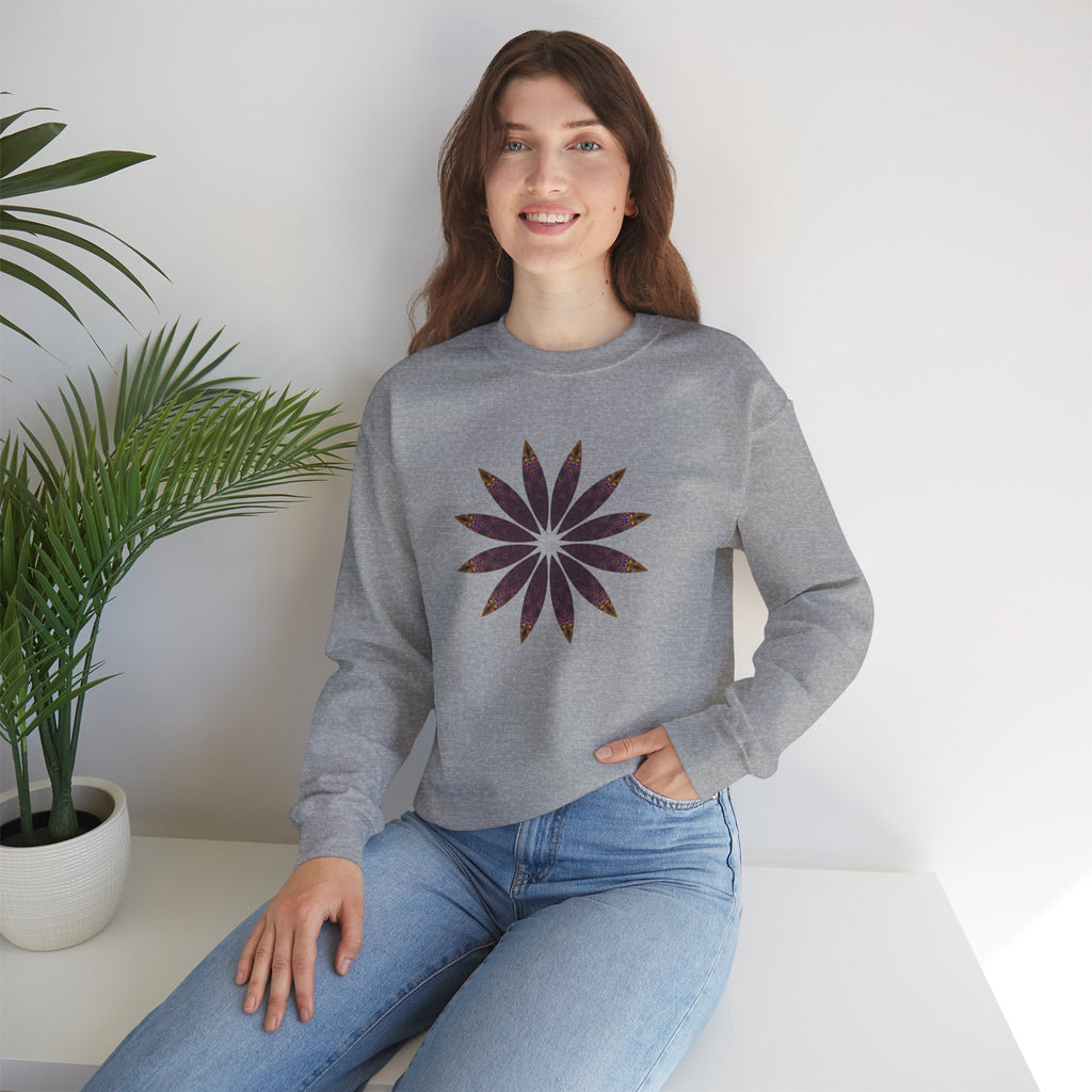 Unisex Heavy Blend™ Crewneck Sweatshirt - Love Light Mandalas No.2