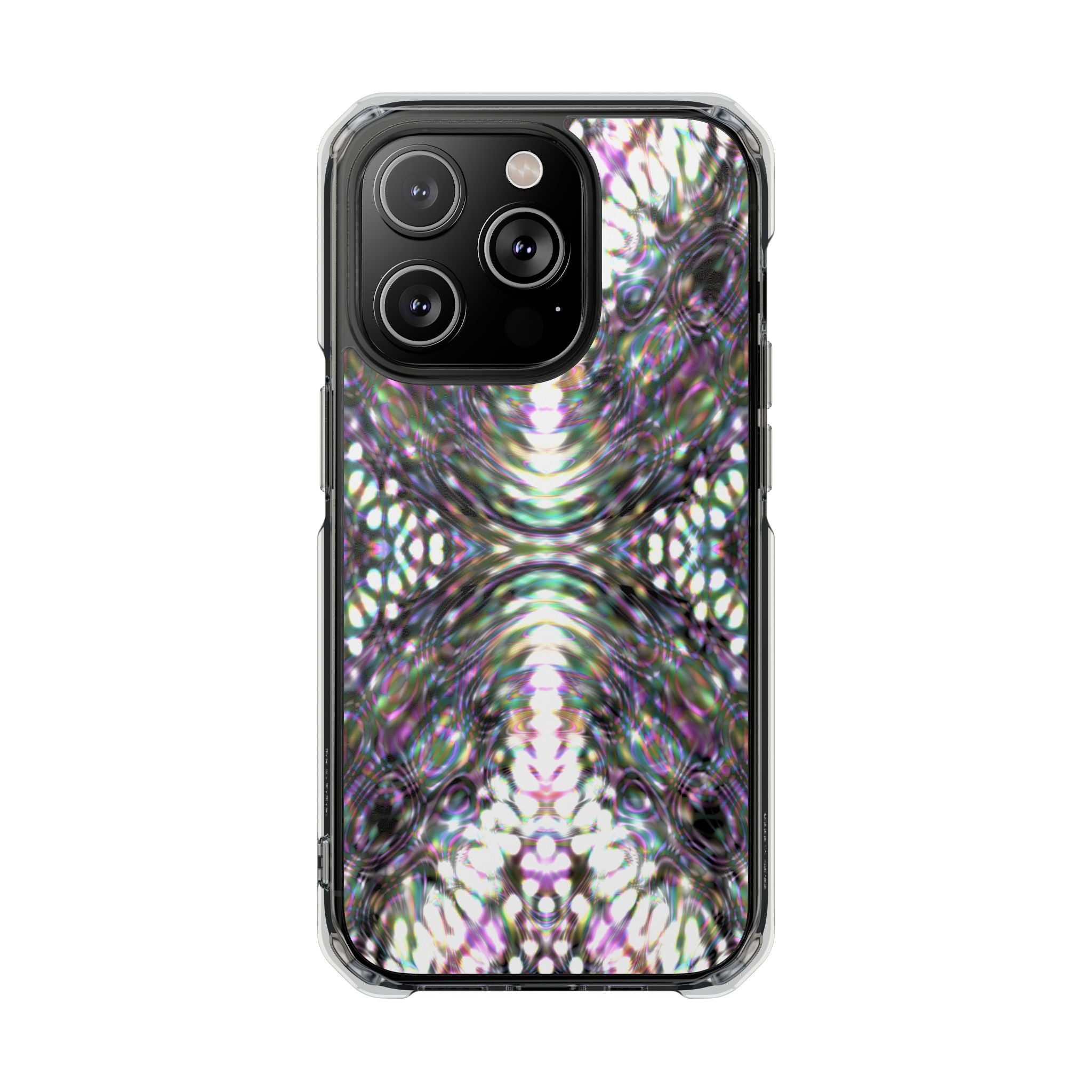 iPhone 14 Magnetic Clear Impact Case - DMT Scribe Tiles No.8