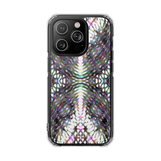 iPhone 14 Magnetic Clear Impact Case - DMT Scribe Tiles No.8
