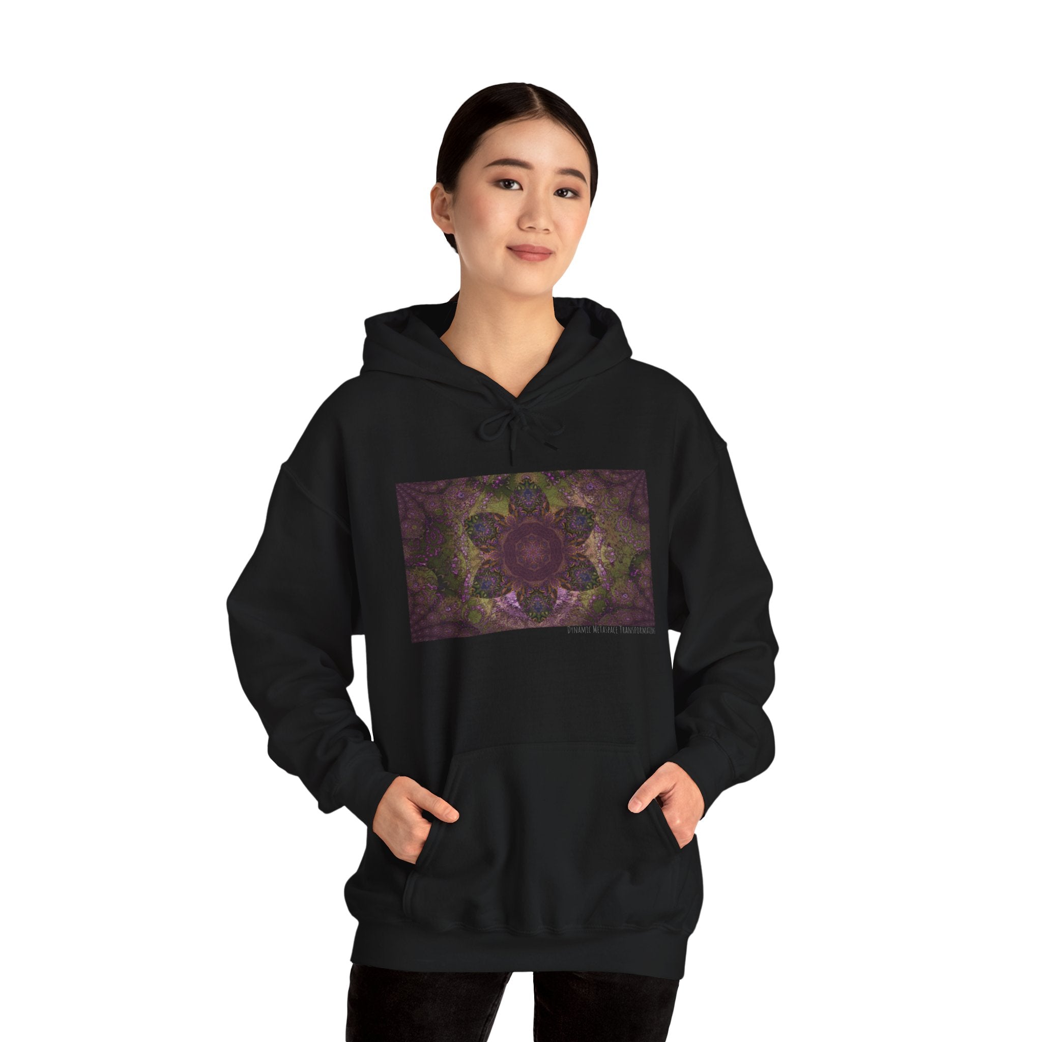Unisex Heavy Blend™ Hooded Sweatshirt - Love Light Flowers No.L8LM3