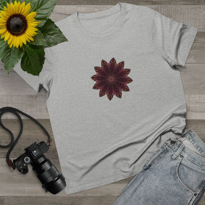Women’s Maple Tee - Love Light Mandalas No.5